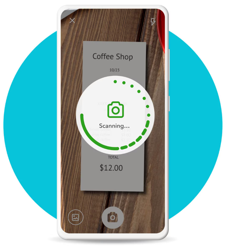Quickbooks receipt capture by phone for contractors