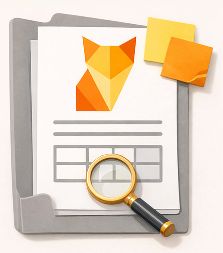 Entrepreneur organizing digital receipts in a cloud folder, using a laptop to attach documents to QuickBooks Online entries